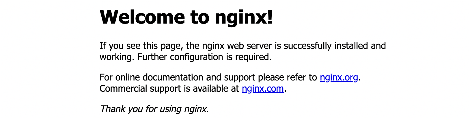 nginx